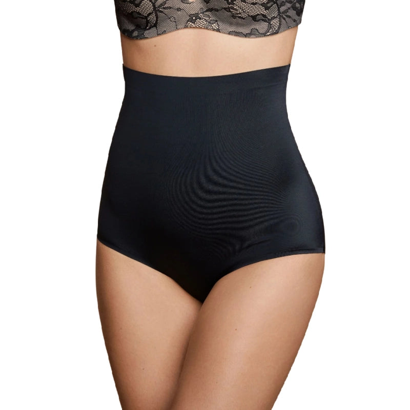 Bye Bra Estilo Figi bezszwowe wysoki stan czarne XL