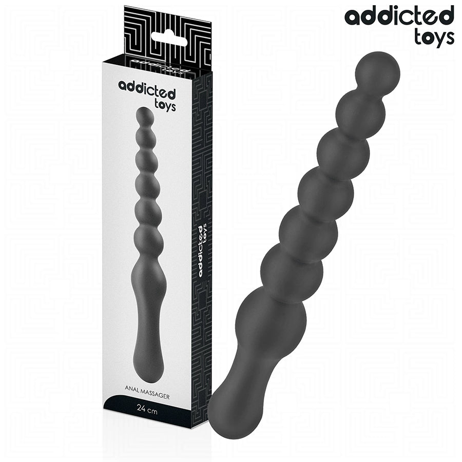 Addicted Toys masażer analny 24 cm z silikonu medycznego, progresywny