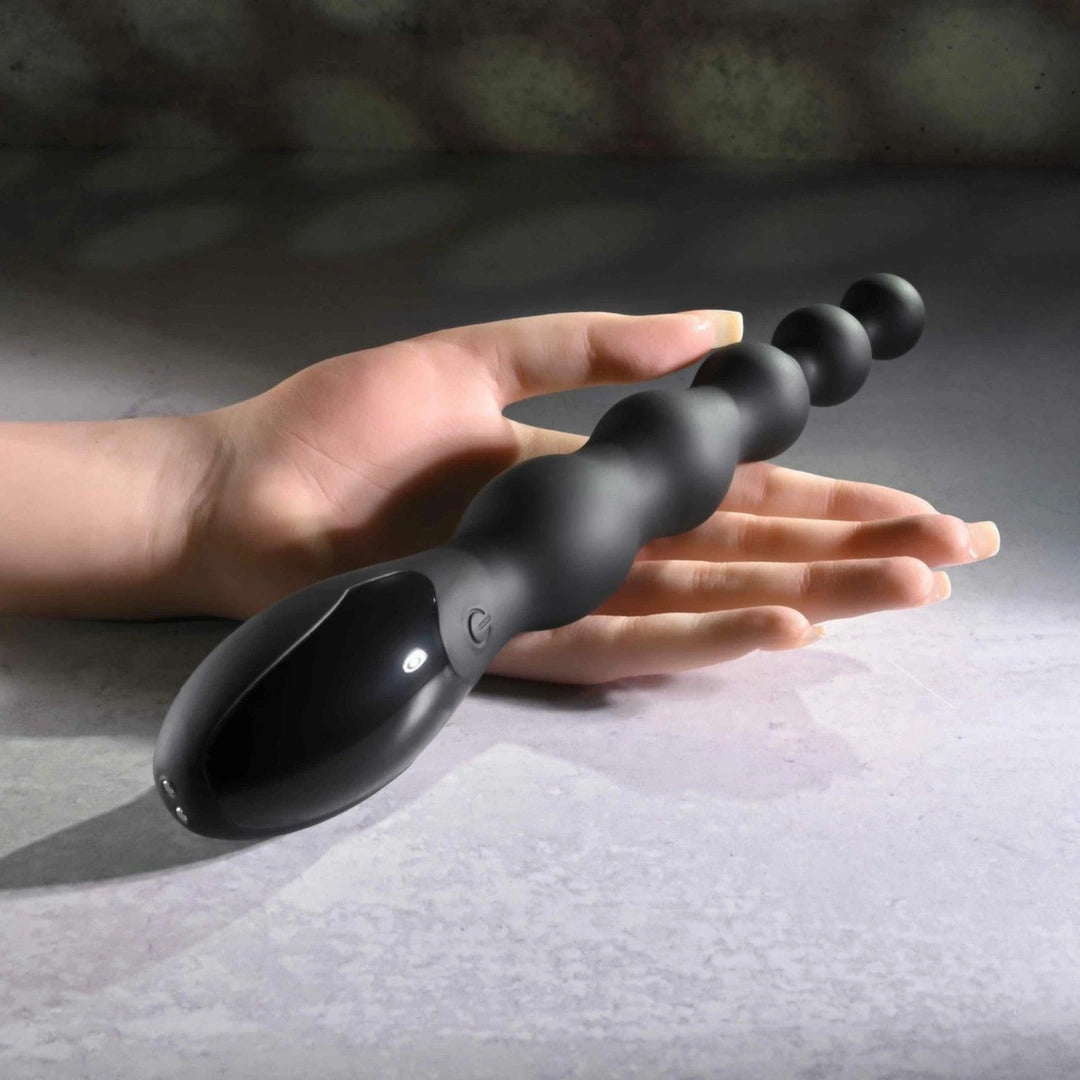 Zero Tolerance Backdoor Baton 24 cm silikonowy wibrator z koralikami
