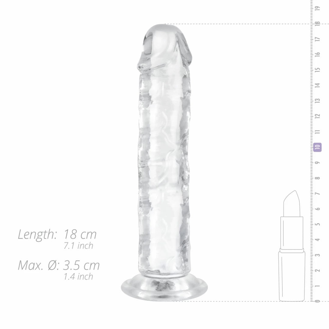 You2Toys Crystal Jelly 16 cm model z przyssawką, transparentny