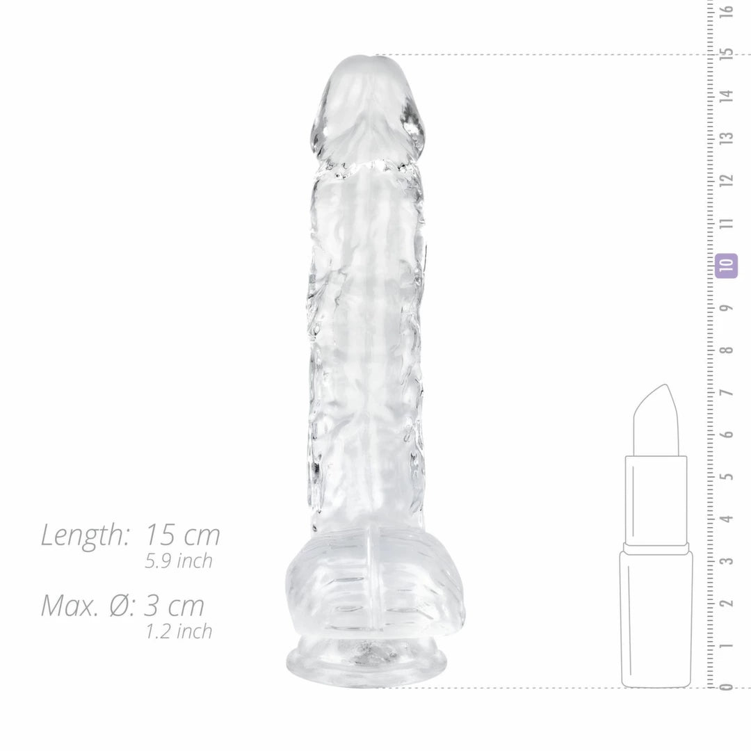 You2Toys Jelly z przyssawką przezroczysty 13,5 cm