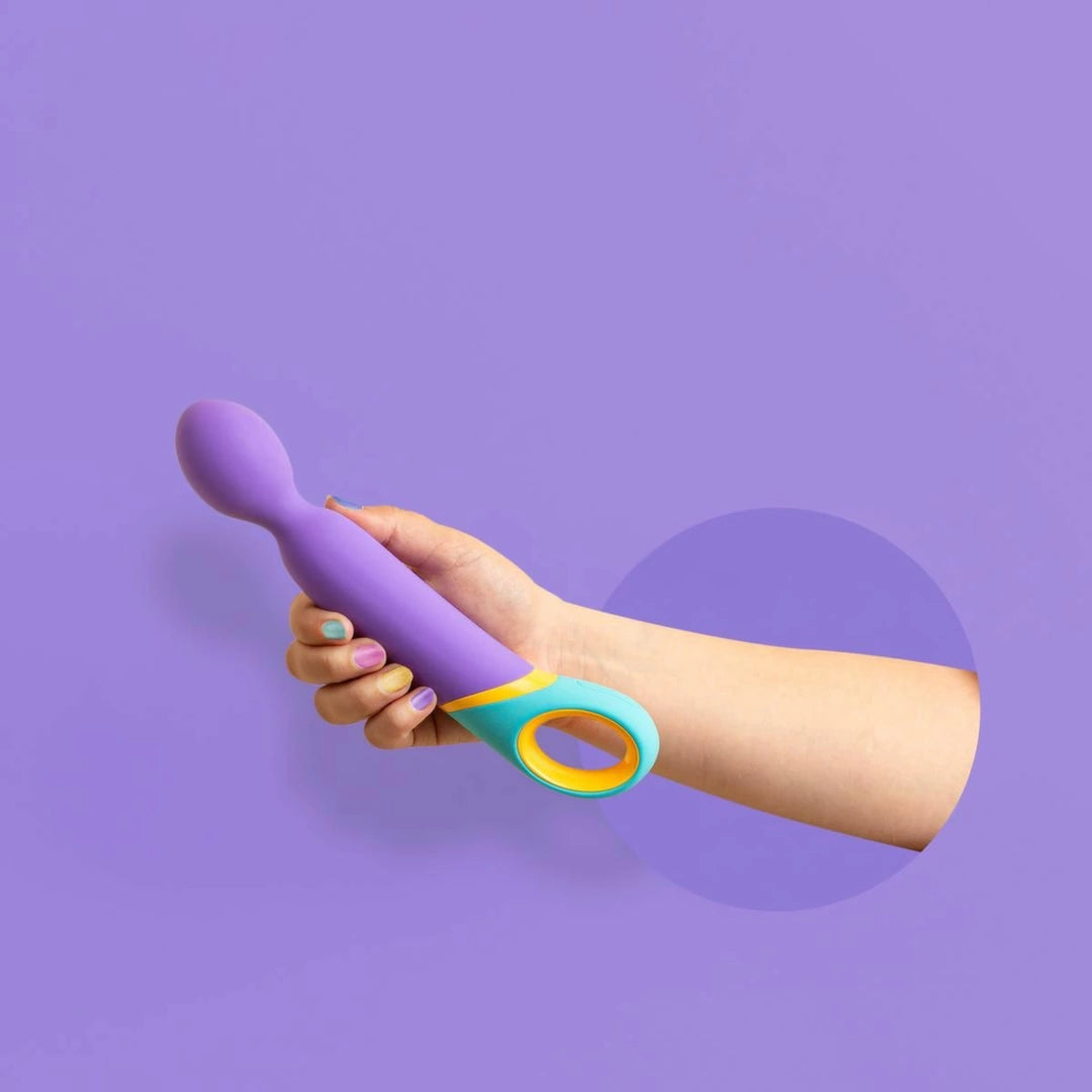 Base Wand Vibrator Kolorowy Model z 11 Trybami Wibracji USB