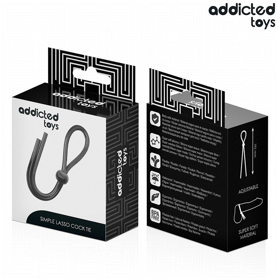 Addicted Toys Single Loop - silikonowa lina regulowana 19,5 cm