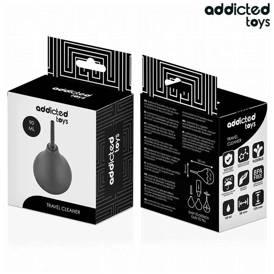 Addicted Toys Travel Cleaner S 90 ml - kompaktowy system higieniczny